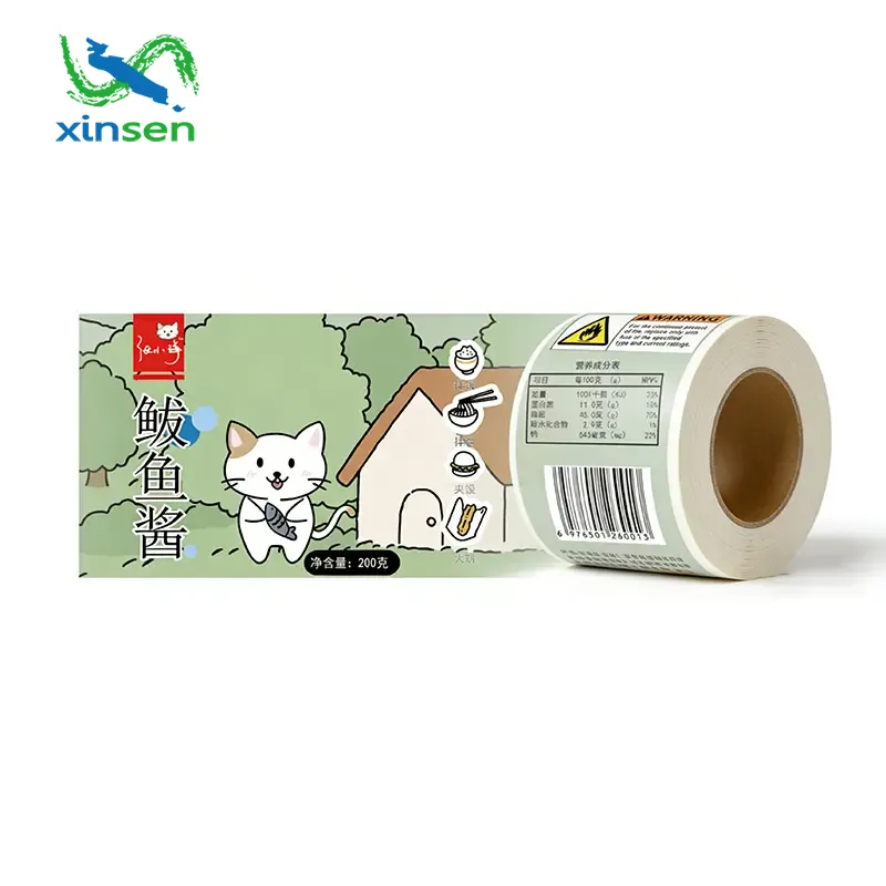 Pakasteiden vedenpitävä etiketti