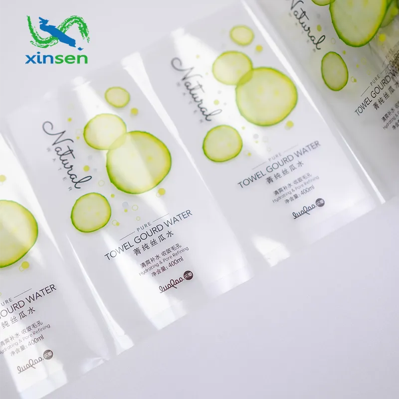 Shampoopullon vedenpitävä etiketti