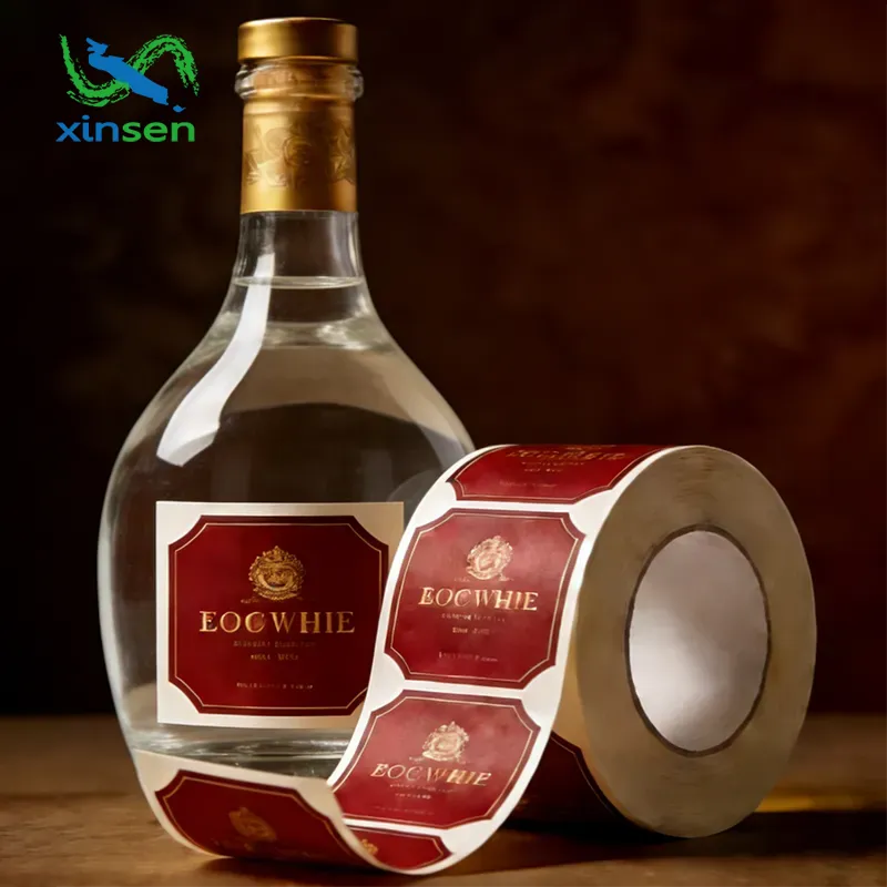 Valkoviinipullojen etiketit